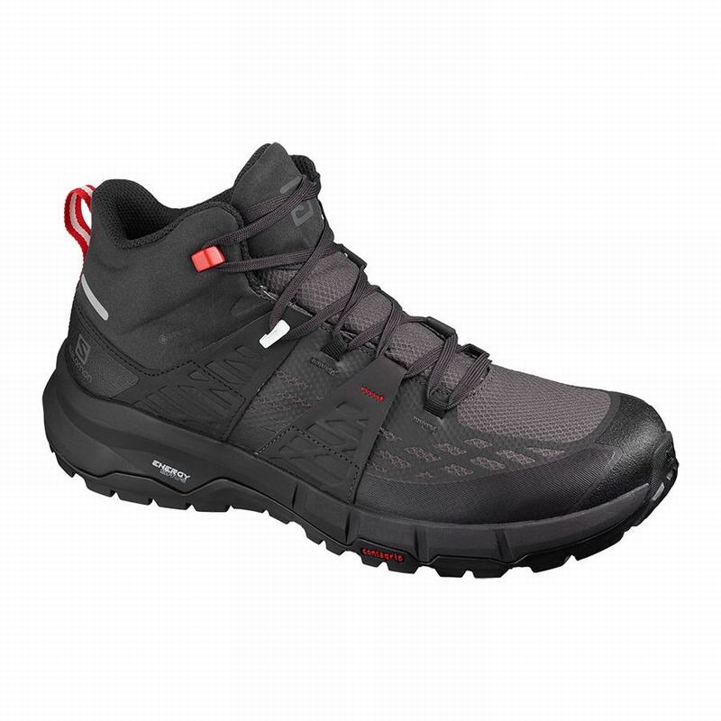 Salomon Vandresko Herre Sort / Rød - ODYSSEY MID GTX (JTLVE-7025)